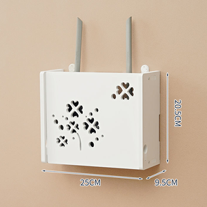 Boîte de rangement murale WiFi Router Mountable Cover Shelf pour une organisation pratique du routeur - Product Image 3