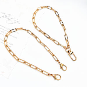 Chaîne spéciale en métal pour téléphone portable en acier inoxydable doré élégant pour étui <span class=keywords><strong>iphone</strong></span> en cuir collier sac ceinture tissu accessoires de téléphone - Product Image 2