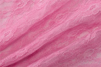 Ensemble deux pièces en dentelle transparente rose, haut court à col en V et short, tenue d'été sexy pour femme