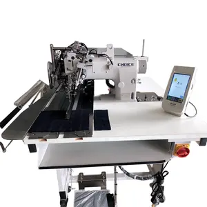 GC895-D-AT Auto Pocket Welt Machine With 842 Head And Mitsubish Plc System