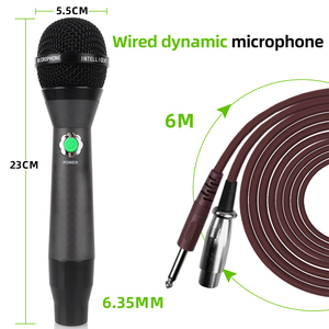 Microphone filaire d'annulation de bruit de scène professionnelle RD-W04 Microphone en métal adapté au chant vocal - Product Image 6