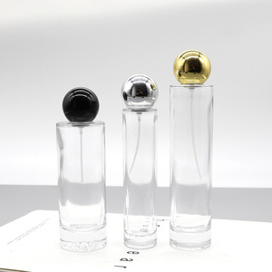 Envases de Perfume de Vidrio Blanco Cristalino de 30 ml y 100 ml, Botellas Redondas con Cierre de Bayoneta para Rellenar y Rociar Cosméticos - Product Image 4
