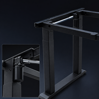 Cadre de bureau électrique réglable en hauteur à double moteur AOR 4 pieds, en acier robuste, pour table assis-debout, base de table de bureau OEM