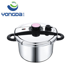 <span class=keywords><strong>Olla</strong></span> <span class=keywords><strong>a</strong></span> Presión de Acero Inoxidable con Válvula de Resorte y <span class=keywords><strong>Doble</strong></span> Abrazadera para Cocina Casera, Apta para Inducción, Venta al por Mayor - Product Image 6
