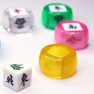 Mahjong Wind Tiles East South West North Zhong Fa 22mm Dot <b>Dice</b> <b>Set</b> - Product Image 4