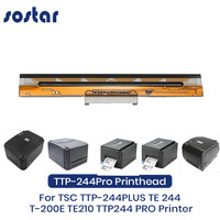 100% Baru Kepala Printer TTP-244 Pro untuk TSC TTP-244 Pro TTP-244PLUS TE244 T-200E TE210 Kepala Cetak Printer Barcode Suku Cadang Printer