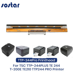 100% ใหม่ TTP-244 โปรหัวพิมพ์สำหรับ <span class=keywords><strong>TSC</strong></span> TTP-244 Pro TTP-244PLUS TE244 T-200E <span class=keywords><strong>TE210</strong></span> เครื่องพิมพ์บาร์โค้ดหัวพิมพ์ชิ้นส่วนเครื่องพิมพ์ - Product Image 1