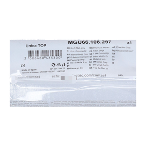 Electric MGU66.106.297 Cadre de couverture Unica Nouveau NFP (2pcs) - Product Image 2