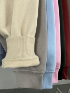 <span class=keywords><strong>Felpa</strong></span> Unisex Personalizzata di Lusso Stile Streetwear con Ricamo in French Terry di Alta Qualità Girocollo da Uomo Senza Marchio <span class=keywords><strong>Rosa</strong></span> - Product Image 2