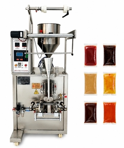Machine d'emballage verticale MAYBOOM pour petits sachets de miel, sauce au fromage chaude et autres aliments en sachet de qualité alimentaire - Product Image 1