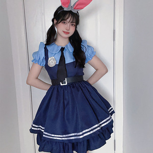 Disfraz de Judy Hopps de Zootopia para Halloween 2026, Disfraz de Conejita de la Oficina de Policía para Convenciones, Actuaciones y Espectáculos - Product Image 4