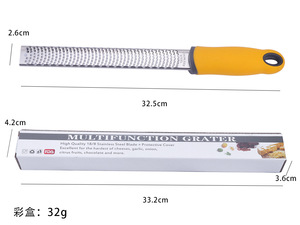 Vendita calda all'ingrosso gadget accessori da cucina manico antiscivolo formaggio di cocco vegetale grattugia limone formaggio zester grattugia - Product Image 2