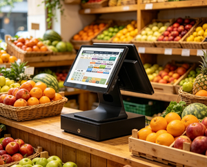 Nuevo Sistema POS de Doble Pantalla de 15.6 Pulgadas + 11.6 Pulgadas con 8GB+256GB, Caja Registradora para Supermercado, Sistema de 15.6 Pulgadas - Product Image 2