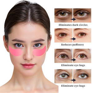 Patchs de gel pour les <span class=keywords><strong>yeux</strong></span> imprimés avec logo personnalisé, sans colle, réutilisables, <span class=keywords><strong>masque</strong></span> pour les <span class=keywords><strong>yeux</strong></span> en silicone pour peaux sèches, <span class=keywords><strong>rides</strong></span>, soin beauté à domicile, cadeau - Product Image 2
