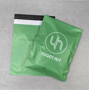 Custom Printed Matte Green Express Shipping Poly Mailer Moisture-Proof Plastic Courier Mailing Bag for Garment <b>Shoes</b> - Product Image 1