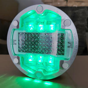 Luz <span class=keywords><strong>solar</strong></span> enterrada Semáforo peatonal intersección luz síncrona 143 impermeable IP68 aluminio fundido LED - Product Image 6