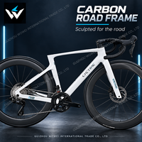 Vélo de course sur route en carbone R18 léger et aérodynamique pour l'entraînement cycliste professionnel et les performances à haute vitesse R18 (Racing ED)-W