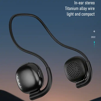 Écouteurs sans fil à oreille ouverte, réduction de bruit ENC, longue autonomie, indicateur LED, micro HD pour le gaming, le sport, écouteurs stéréo