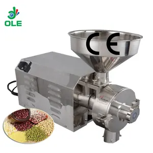 Electric Grain Grinder Mill Machine Cocoa Bean Grinding Machine 30-50 kg/h Coffee Spice Beans Pulverizer Machine