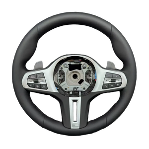 Volante in Pelle M Sport Compatibile con BMW Serie G (<span class=keywords><strong>G20</strong></span>, <span class=keywords><strong>G30</strong></span>) e Serie F, Aggiornamento allo Stile G, Retrofit Non Distruttivo - Product Image 1