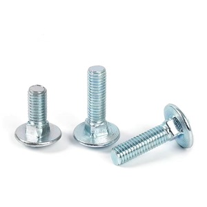 Boulon de chariot à haute résistance zingué à cou carré à tête champignon DIN603 - Product Image 4