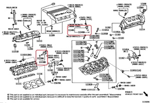 Untuk Toyota Lexus 3.3L VVT Solenoid 153400A010 153300A010 Katup Kontrol Oli Pengatur Waktu Variabel Mesin Kiri+Kanan 2pcs - Product Image 2