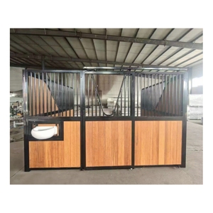 Chuồng ngựa kim loại mạ kẽm di động chuồng ngựa sang trọng đúc sẵn 3 mét với chuồng trang trại - Product Image 3