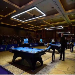 Lampada a Sospensione LED Lineare Rettangolare Moderna e <span class=keywords><strong>Semplice</strong></span> Dengbeiwang con Struttura in Metallo per Tavolo da Biliardo in Sala Biliardo - Product Image 3