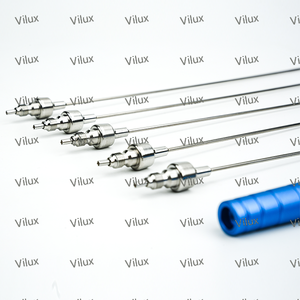 Pieza de mano para lipólisis con fibra óptica desnuda de 200-600m, mango de acero inoxidable para cirugía corporal, ecológico, longitud 100/150/200/250/300mm - Product Image 2