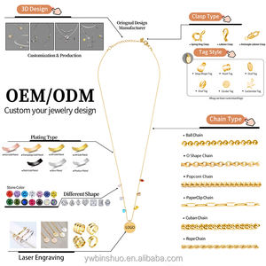 Binshuo Tarot Kaart Hanger Ketting Hot Koop Goud Rvs Vierkant Vintage Reliëf Ster Dierenriem Ketting Voor Vrouwen - Product Image 2