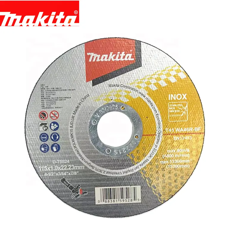 Mola da taglio pastorale originale Makita 100 disco da taglio disco in metallo smerigliatrice angolare da taglio in acciaio inossidabile polis