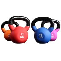 Pesa Rusa de Hierro Fundido SM Premium, Duradera, Agarre Ergonómico para Entrenamiento de Fuerza, Cardio y Funcional, Diseño que Ahorra Espacio