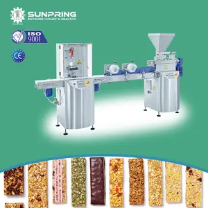 SunPring Protine Bar Making Machine For Energy Bar Rice Candy Bar Production Line