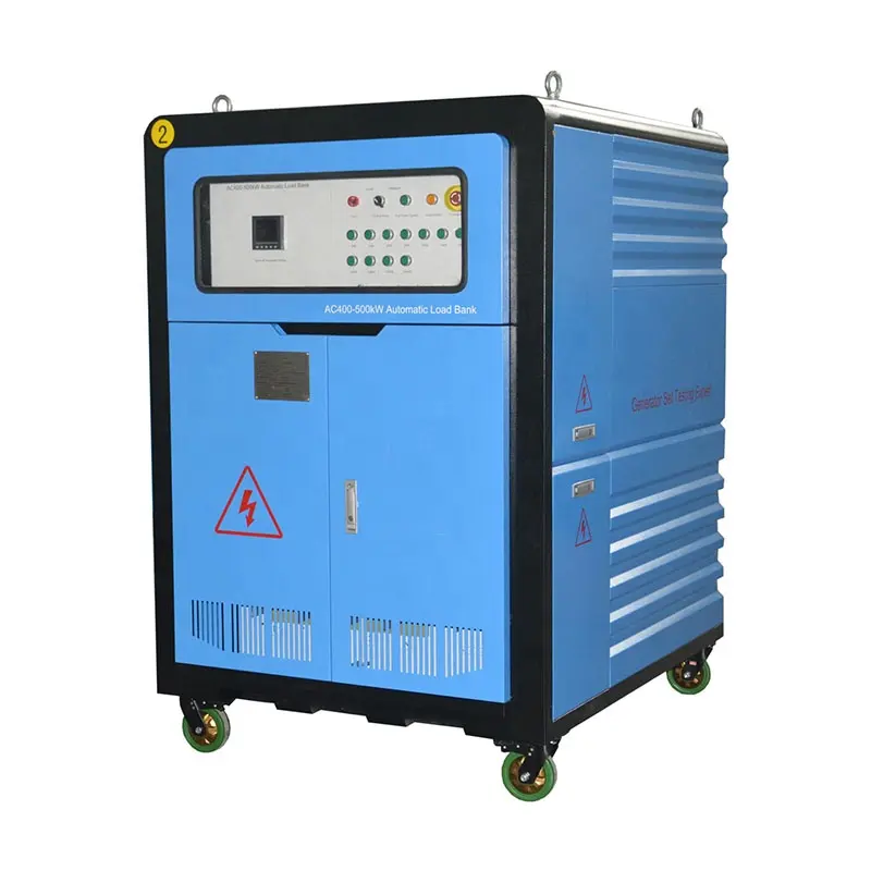 600Kva ธนาคารโหลดดัมมี่สำหรับเครื่องกำเนิดไฟฟ้าดีเซลและ UPS 400V 480V 50Hz 60Hz 500Kw รับน้ำหนักได้