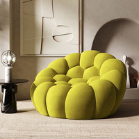 Canapé Bulle Roche Bobois de Designer Français, Revêtement en Tissu, Forme Créative pour Showroom et Maison Modèle