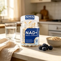Complément NAD pour hommes, NAD+ liposomal, oxyde nitrique, compléments pour la santé de la prostate avec resvératrol, CoQ10, L-citrulline et lycopène