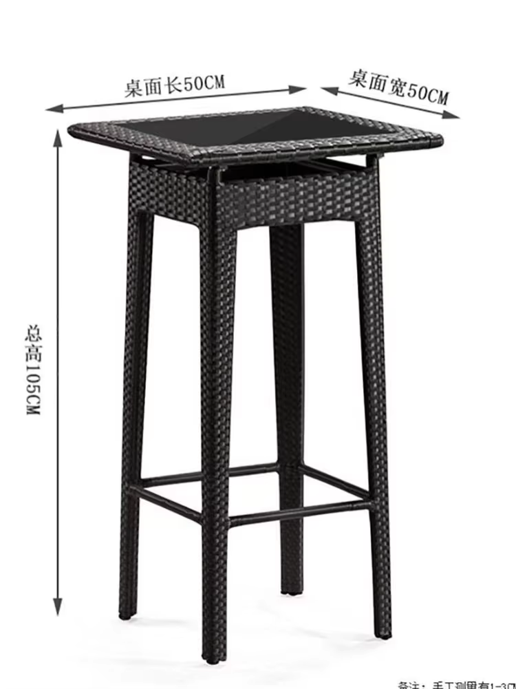 80*80cm mesa cuadrada con 4 silla