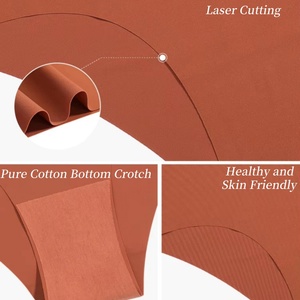 Slip da Donna di <span class=keywords><strong>Alta</strong></span> Qualità ad Asciugatura Rapida, Taglio Laser a T, <span class=keywords><strong>Vita</strong></span> Media, G-string Effetto Ghiaccio, Intimo Femminile Senza Cuciture - Product Image 3