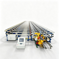 Mesa de Enfriamiento de Extrusión de Aluminio 1100T para Sistema de Enfriamiento y Transferencia de Perfiles de Aluminio