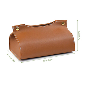 Custom Leather <b>Tissue</b> Cover Elegant and Durable <b>Tissue</b> Box Holder for Home Office and Gifts - Product Image 3