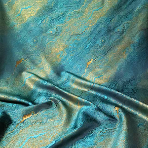 JSQ552F Tissu Jacquard Brocart Song à Imitation Fluide Effet Peinture à l'Huile 'Années d'Or', Tissu de Créateur pour Jupe 'Face de Cheval' et Costumes - Product Image 4