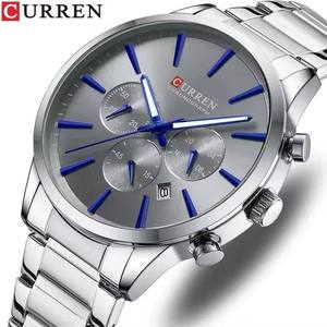 นาฬิกาควอตซ์โครโนกราฟ CURREN 8435 รุ่นคลาสสิกขายดี นาฬิกาข้อมือแฟชั่นลำลองสำหรับผู้ชาย เหมาะสำหรับธุรกิจและกีฬา - Product Image 1
