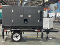 Générateur diesel silencieux mobile 25/30/40/50/60/100/150/200/250 KVA, groupe électrogène insonorisé sur remorque pour usage industriel de secours