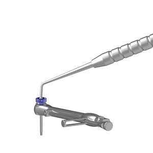 Cacciavite per impianto dentale a 1.25 esagonale di media lunghezza antiscivolo per uso manuale