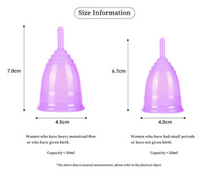 100% ซิลิโคนทางการแพทย์ทำความสะอาดขายส่ง Coletor Copa ประจำเดือนถ้วย - Product Image 4