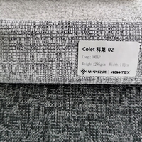 Tissu d'ameublement pour chaise longue d'extérieur 100% polyester respirant imperméable Décoration intérieure Utilisation extérieure