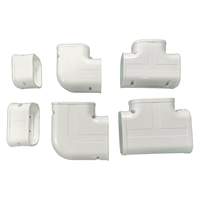 Ensemble de gaines décoratives en PVC pour CVC, de la meilleure qualité, pour conduites en plastique, gaine de câblage, gaine flexible, OEM
