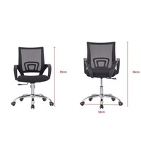 Chaise de bureau exécutive ergonomique moderne en maille avec hauteur réglable et fonction pivotante