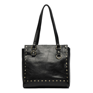 Bolso Tote Vintage de Cuero PU para Mujer, Bordado con Flores, Casual, Elegante, Gran Capacidad, Logotipo Personalizado - Product Image 1