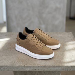 Zapatillas Deportivas Grises para Hombre con Logotipo Personalizado, Inspiradas en el Baloncesto |   Entresuela de malla, parte superior de EVA, cuero genuino, peso ligero, para todas las estaciones - Product Image 3